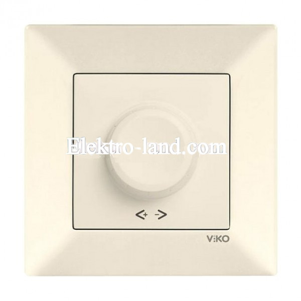 Регулятор яркости света (диммер) 1000w крем VIKO MERIDIAN 90970269-WH